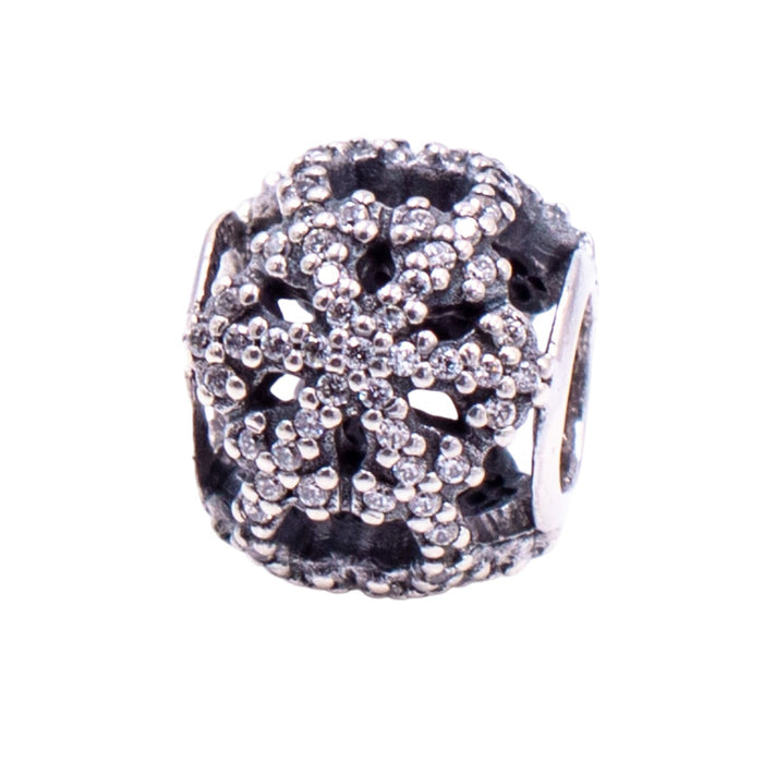 Pandora 2013 Black Friday Let It Snow Sterling Silver Snowflake Charm Retired