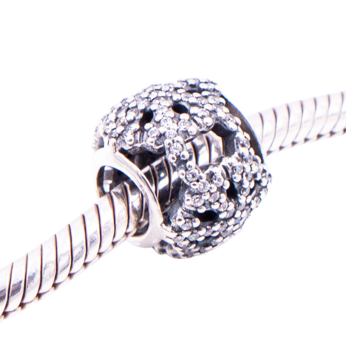 Pandora 2013 Black Friday Let It Snow Sterling Silver Snowflake Charm Retired