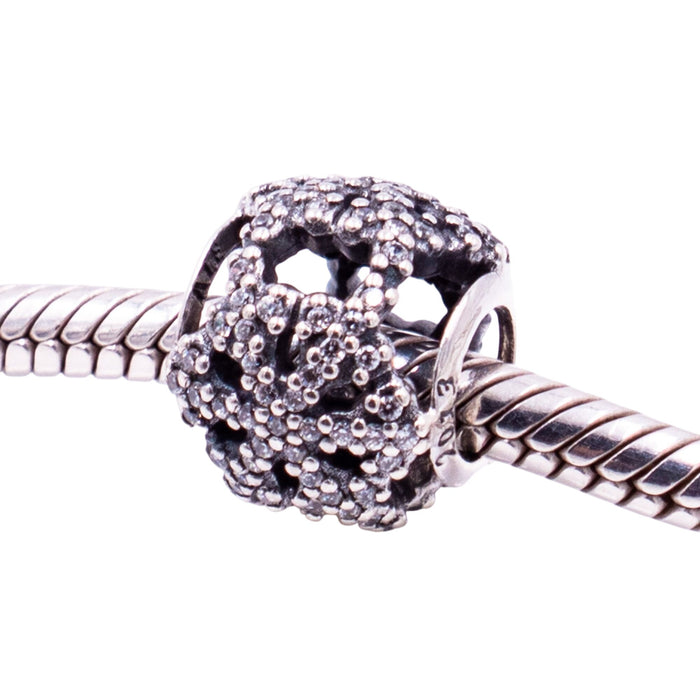 Pandora 2013 Black Friday Let It Snow Sterling Silver Snowflake Charm Retired