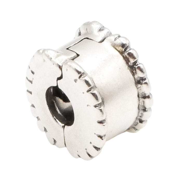 Pandora Beveled Sterling Silver Clip Charm – Retired
