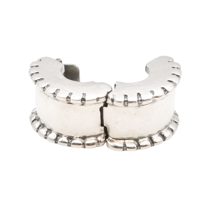Pandora Beveled Sterling Silver Clip Charm – Retired