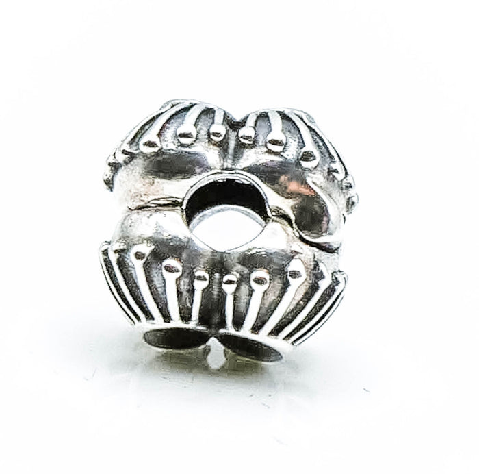 PANDORA Black Enamel Sterling Silver Clip