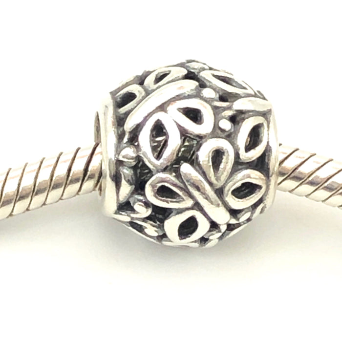 PANDORA Butterfly Garden 925 ALE Sterling Silver Openworks Charm 790895 - Retired