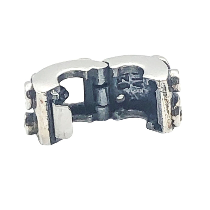 Pandora Champagne Tendril Sterling Silver Clip Charm