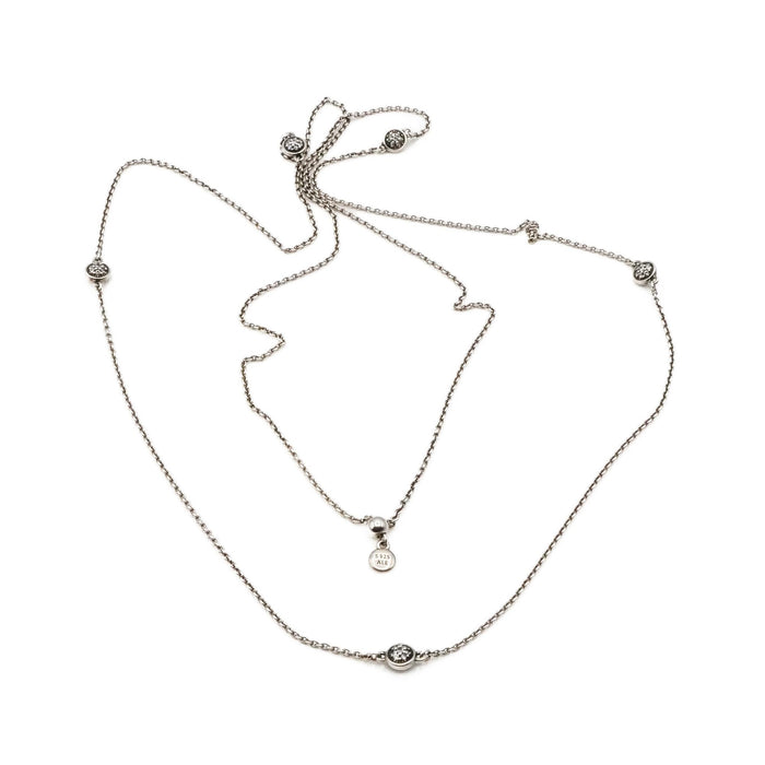Pandora Dazzling Dainty Droplets Sterling Silver Necklace