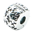 Pandora Flowers Sterling Silver Clip Charm