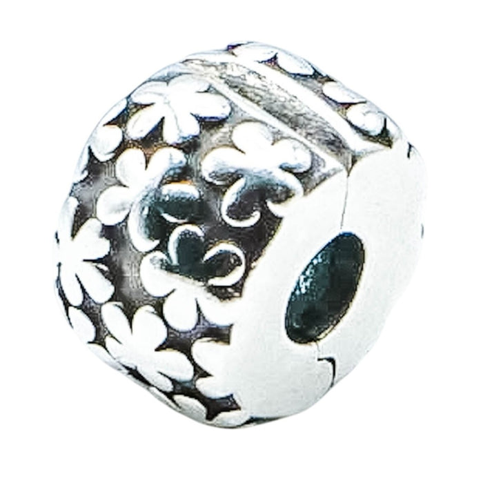 Pandora Flowers Sterling Silver Clip Charm