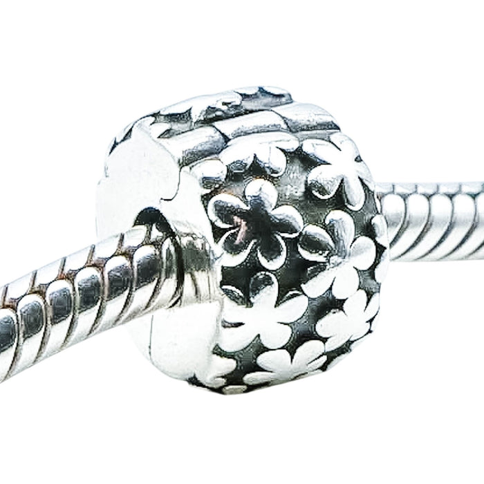 Pandora Flowers Sterling Silver Clip Charm