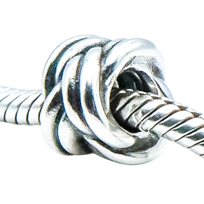 Pandora Forget-Me-Knot Sterling Silver Charm Bead Retired