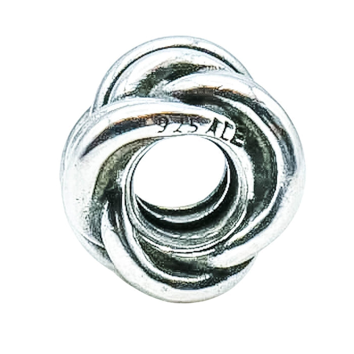 Pandora Forget-Me-Knot Sterling Silver Charm Bead Retired