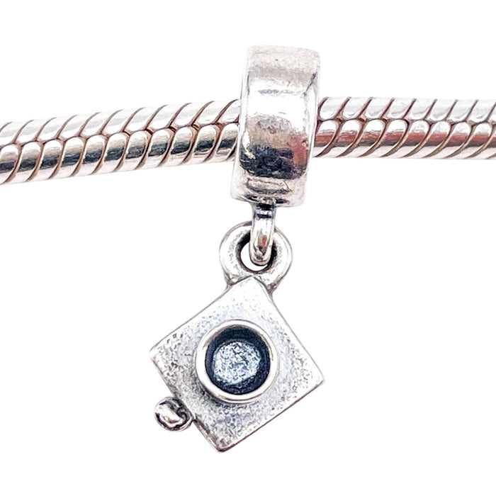 Pandora Graduation Hat Sterling Silver Dangle Charm