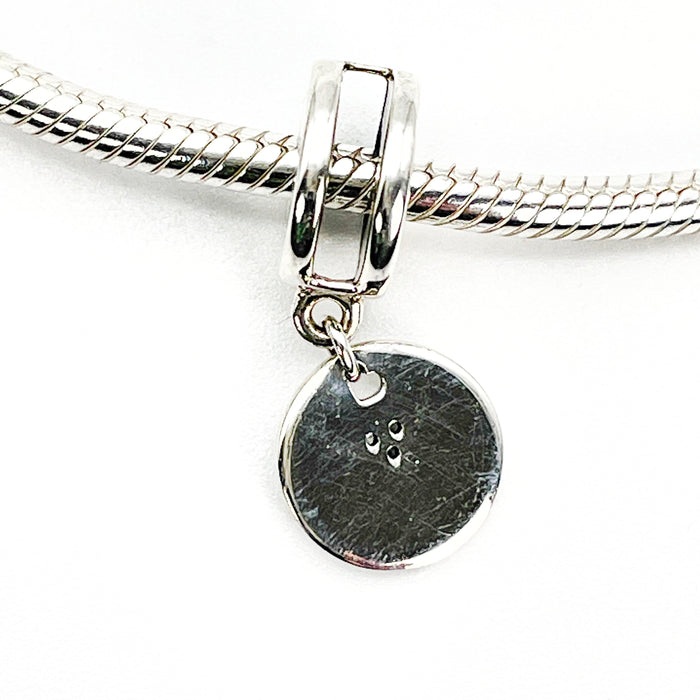 PANDORA More and Most Sterling Silver Dangle Charm With Clear Zirconia