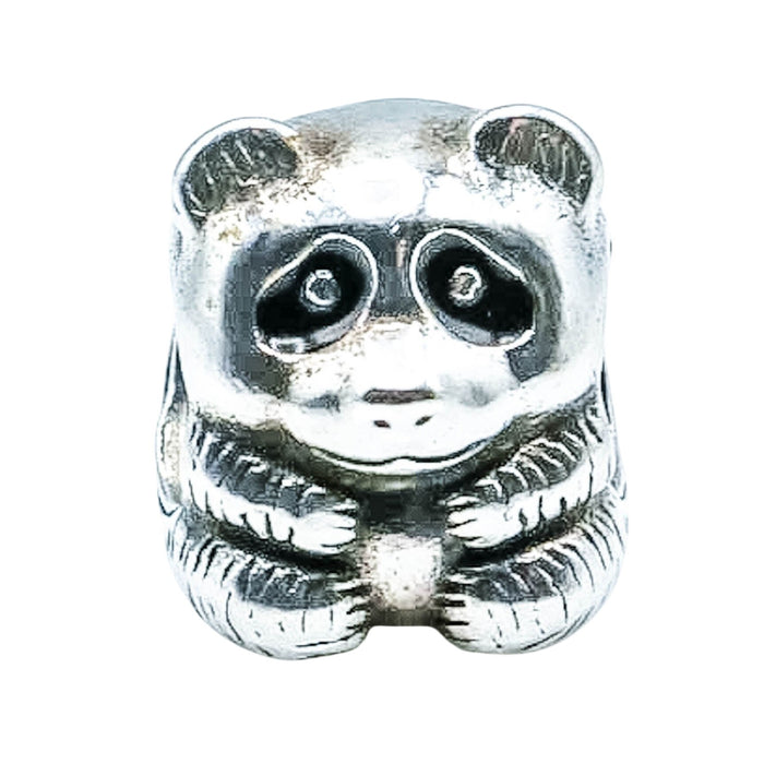 Pandora Panda Sterling Silver Charm With Black Enamel