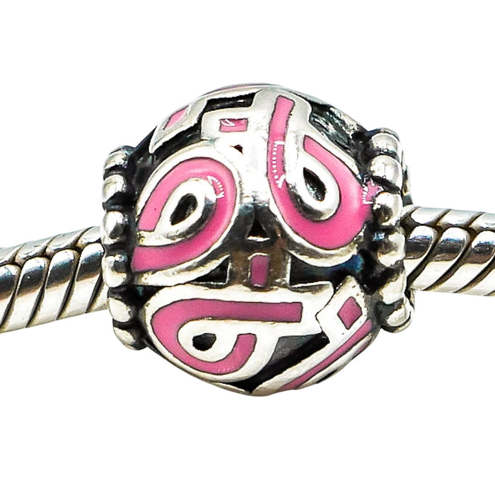 Pandora Pink Ribbon Sterling Silver Breast Cancer Awareness Charm