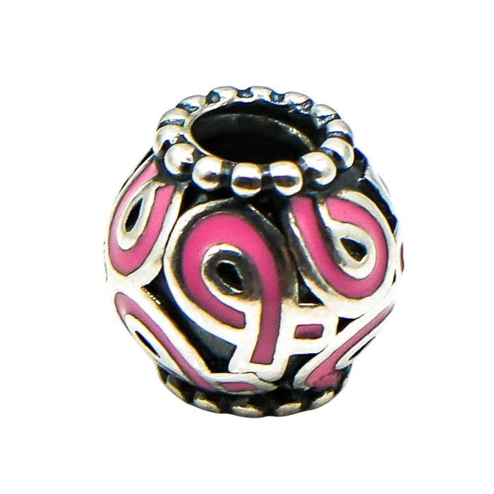 Pandora Pink Ribbon Sterling Silver Breast Cancer Awareness Charm