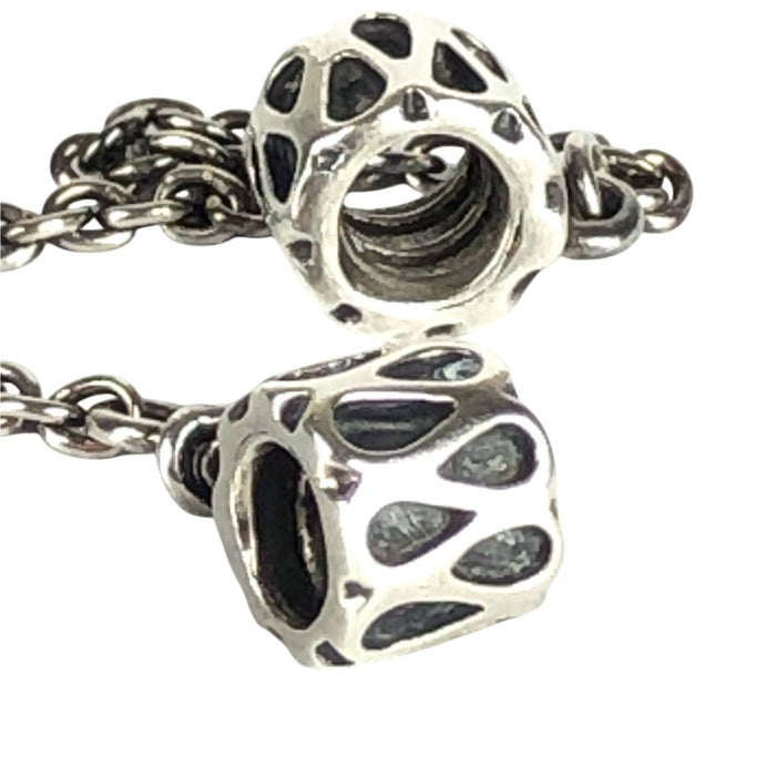 PANDORA Raindrop Sterling Silver Safety Chain Charm