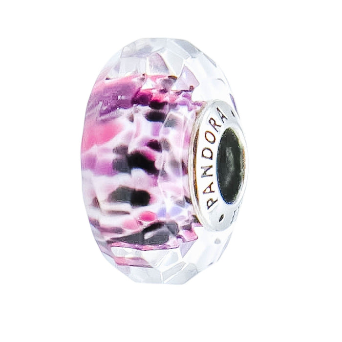 Pandora Rare Shoreline Sea Glass Murano Glass Charm Sterling Silver Retired