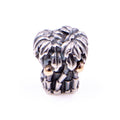 Pandora Retired Palm Tree Sterling Silver & 14K Gold Coconuts Charm