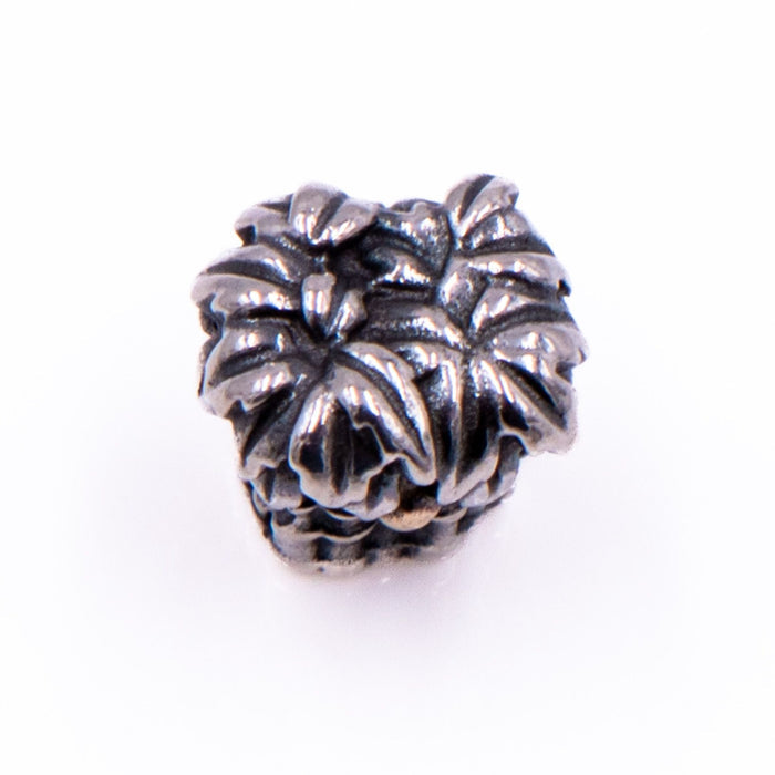 Pandora Retired Palm Tree Sterling Silver & 14K Gold Coconuts Charm