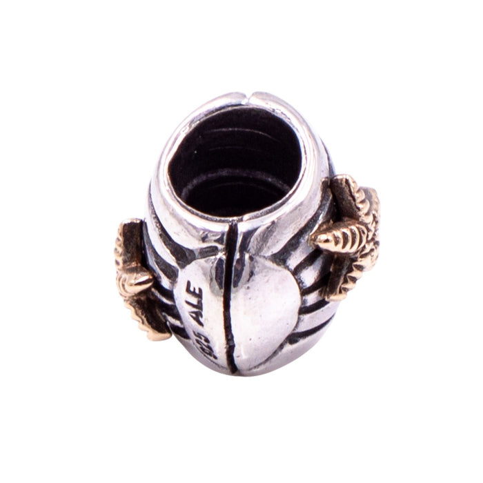 Pandora Retired Seashell Sterling Silver 14K Gold Starfish Ocean Charm