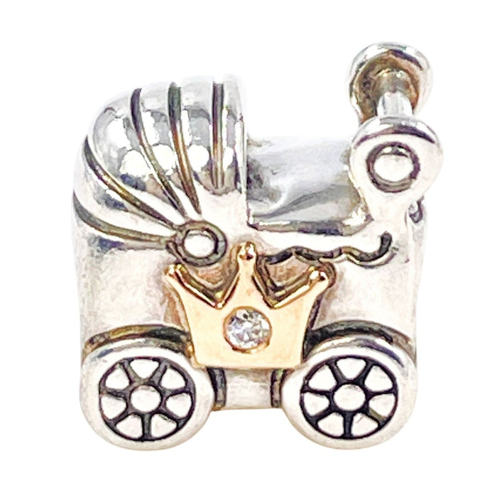 Pandora Royal Baby 2013 Limited Edition Sterling Silver Charm with 14K Gold Crown