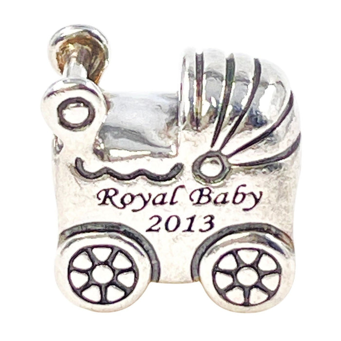 Pandora Royal Baby 2013 Limited Edition Sterling Silver Charm with 14K Gold Crown