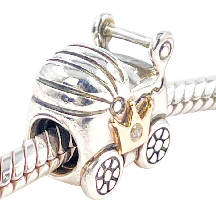 Pandora Royal Baby 2013 Limited Edition Sterling Silver Charm with 14K Gold Crown