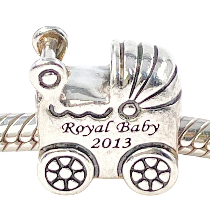 Pandora Royal Baby 2013 Limited Edition Sterling Silver Charm with 14K Gold Crown
