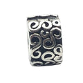 Pandora "S" Pattern Sterling Silver Clip Charm