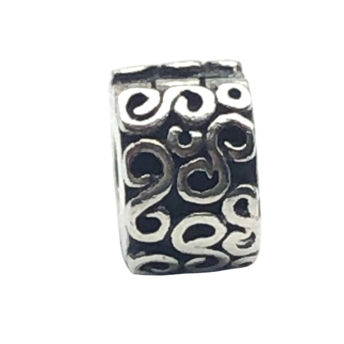 Pandora "S" Pattern Sterling Silver Clip Charm