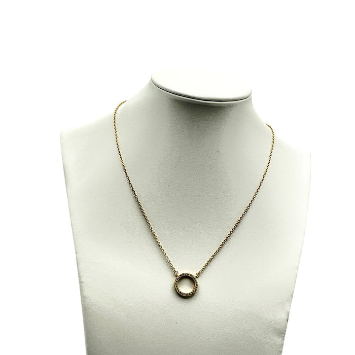 PANDORA Shine™ Hearts of Pandora 18K Gold Plated Sterling Silver Necklace With Clear Zirconia