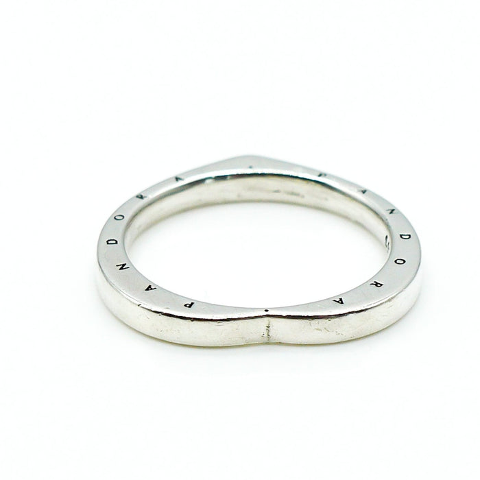 PANDORA Size 6 (52) Signature Heart Sterling Silver Ring