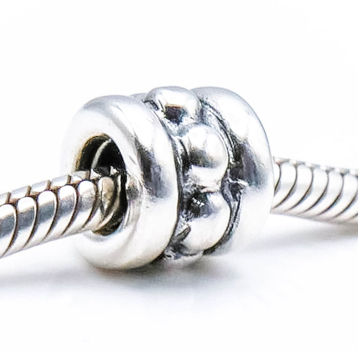PANDORA Silver Row Dots Sterling Silver Charm