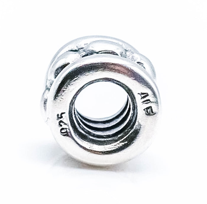 PANDORA Silver Row Dots Sterling Silver Charm