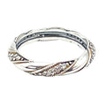 PANDORA Size 9 Ribbon of Love Sterling Silver Ring
