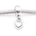 PANDORA Sterling Silver Heart Dangle Charm