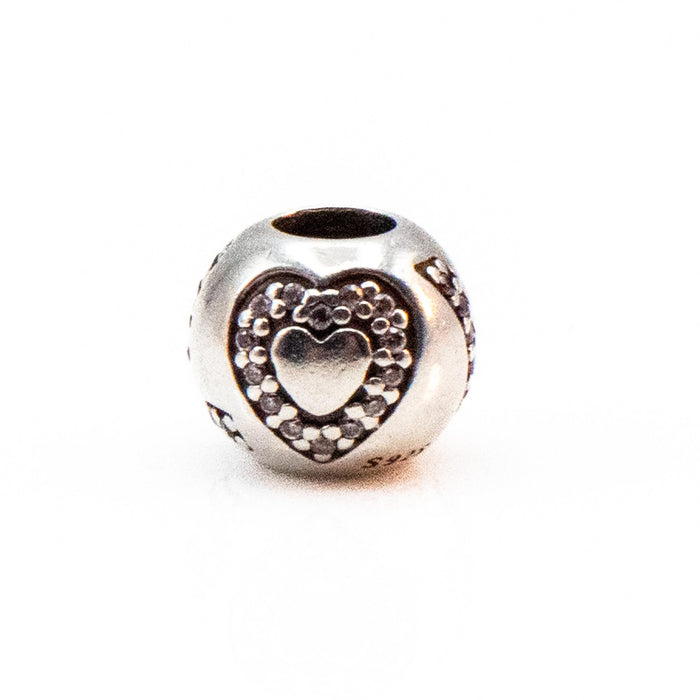 PANDORA Surrounded By Love Sterling Silver Charm