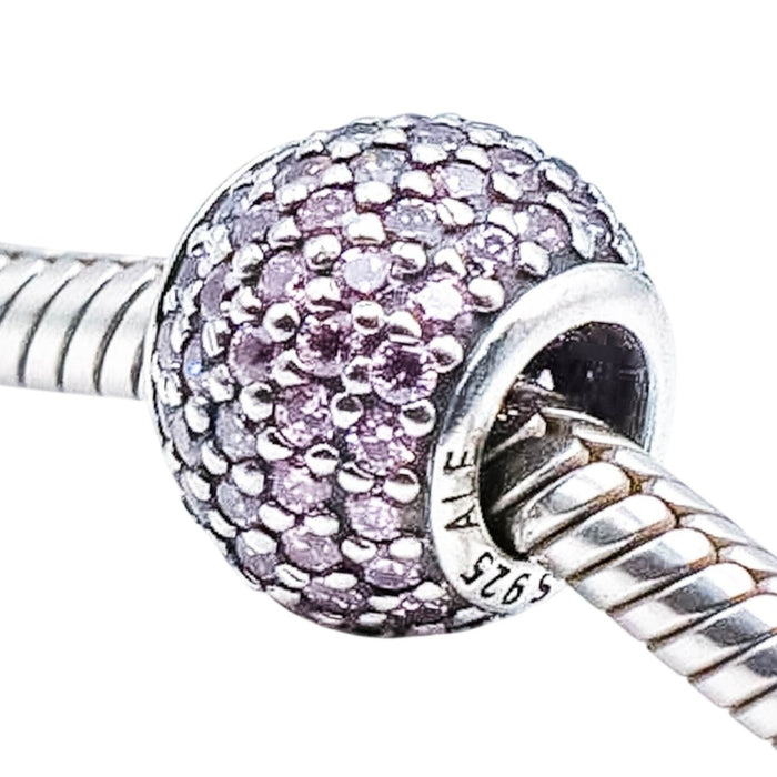 Pandora Violet Pave Lights Sterling Silver Charm