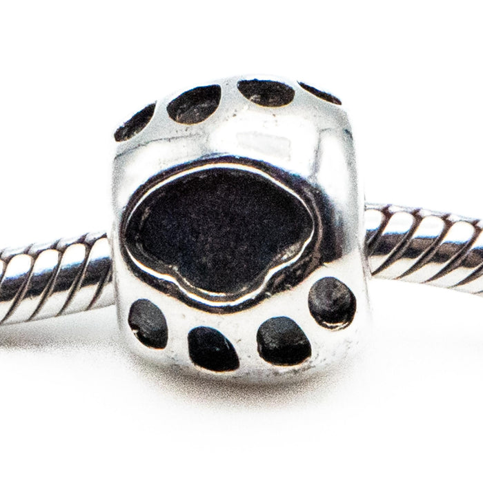 Paw Print Sterling Silver Charm