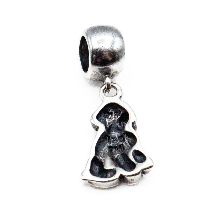 Puppy Dog Sterling Silver Charm Dangle Pendant