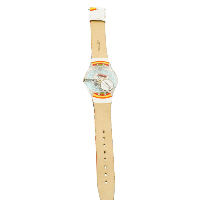 Rare Swatch Gent Bird Twister GE186 Colorful Parrot Tropical Art Watch