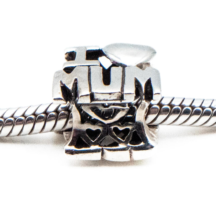RHONA SUTTON I Love Mum Sterling Silver Charm