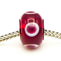 Rhona Sutton Red Painted Glass Bead Sterling Silver Charm