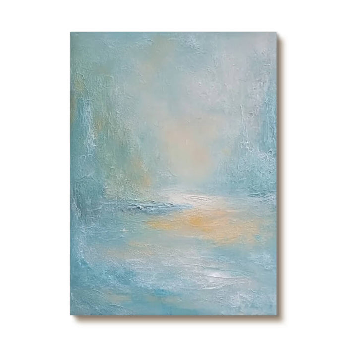 Large Light Blue Seascapes Wall Art - Hues Art Lab