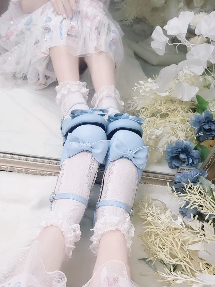 Single Bow Flat Shoes