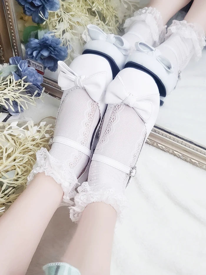 Single Bow Flat Shoes