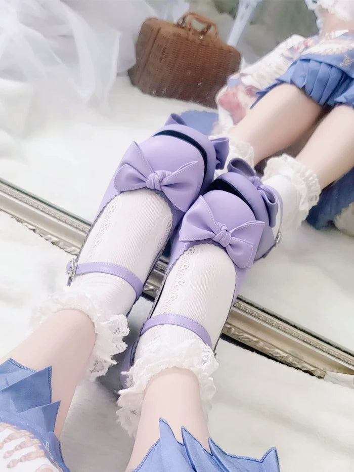 Single Bow Flat Shoes