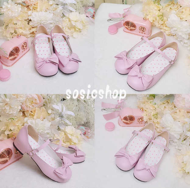 Single Bow Flat Shoes