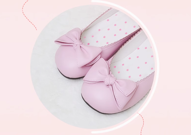 Single Bow Flat Shoes