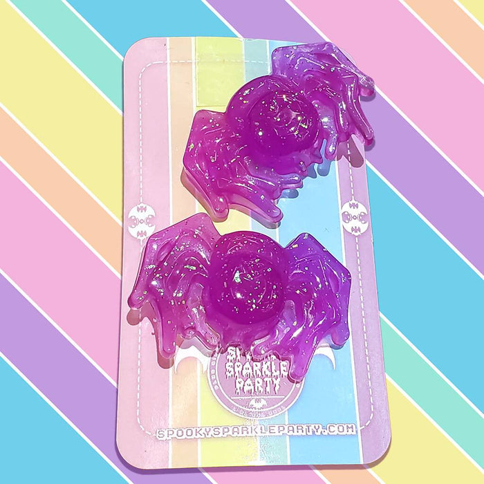 Spider Hairclips 2-pack